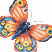 Набор для вышивания Бабочка (Peacock Butterfly) /BK-1538