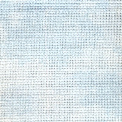 Канва для вышивания Vintage Stern-Aida 14 мраморная голубая (Marble), 100x110 см.