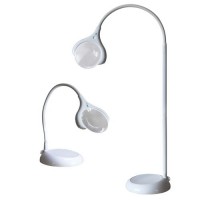 Напольно-настольная светодиодная лампа с лупой /E25050
