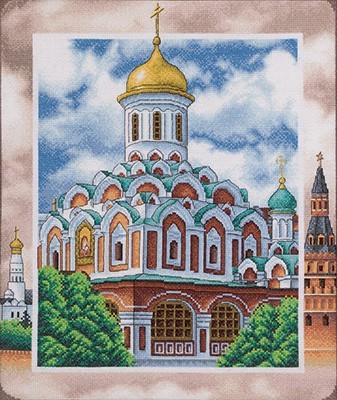 Набор для вышивания Казанский собор на Красной площади