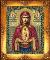 Набор для вышивания бисером Икона Богородица Албазинская /375