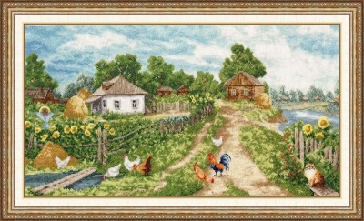 Набор для вышивания Деревенька