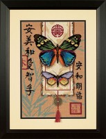 Набор для вышивания Азиатские бабочки (Asian Butterflies) /20065