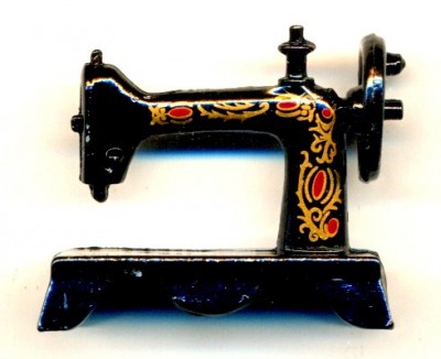 Декоративные элементы миниатюры Швейная машинка