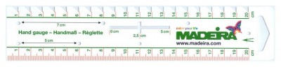 Универсальная линейка для рукоделия, 20 см.