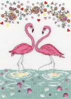 Набор для вышивания Love Flamingo /XKA9