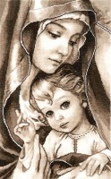 Набор для вышивания Икона Мадонна с ребенком /1213