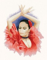 Набор для вышивания Тацовщица Фламенко (Flamenco Dancer) /908-PMFD