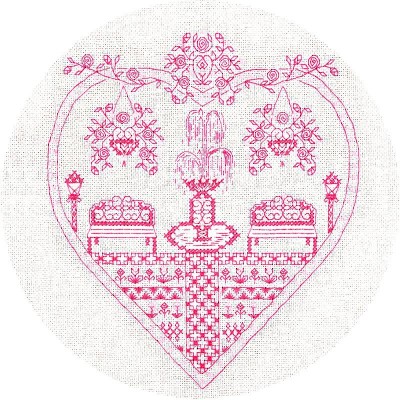 Набор для вышивания Розовый сад