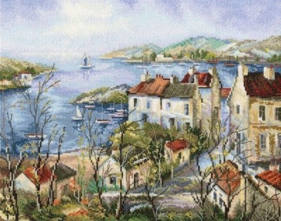 Набор для вышивания Тихий город у моря