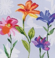 Набор для вышивания Цветы радуги