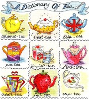 Набор для вышивания Чайный словарь (A Dictionary of Tea) /XDO1