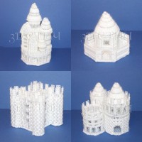 Набор для вышивания 3D-СТИЧ на пластиковой канве Набор Зимних замков /НГ015