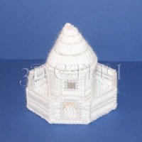 Набор для вышивания 3D-СТИЧ на пластиковой канве Ледовый павильон