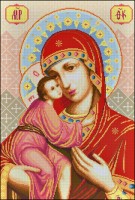 Схема для вышивания крестом Икона Пресвятая Богородица Феодоровская /ДМС-002