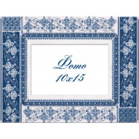 Набор для вышивания Рамка для фотографии Голубая лоза /РМ-1783