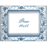 Набор для вышивания Рамка для фотографии Синяя роза /РМ-1784