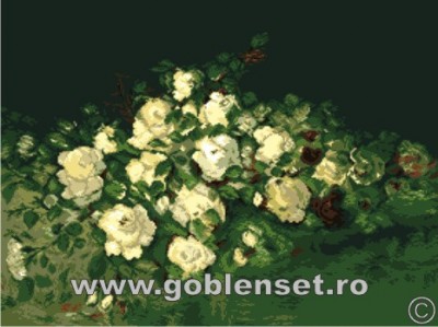 Набор для вышивания гобелена гобелена Дикая роза (Wild roses) гобелен