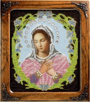 Набор для вышивания бисером Икона Богородица Умиление