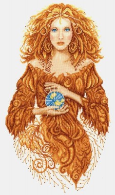 Набор для вышивания Мать Земля (Mother Earth) на ткани