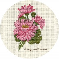 Набор для вышивания Букетик хризантем /Ц-1810