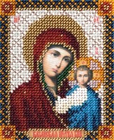 Набор для вышивания бисером Икона Божией Матери Казанская /ЦМ-1823