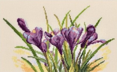 Набор для вышивания Весенние крокусы (Spring crocuses)