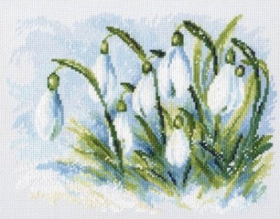 Набор для вышивания Ранние подснежники (Early snowdrops)