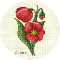 Набор для вышивания Букетик тюльпанов