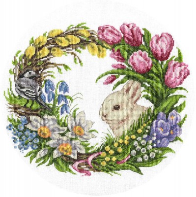 Набор для вышивания Весенний венок