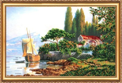 Набор для вышивания бисером Парусник (Sailfish)