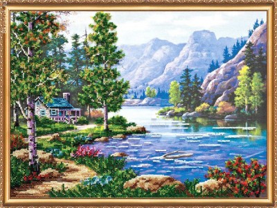 Набор для вышивания бисером Утро в горах (Morning in the mountains)