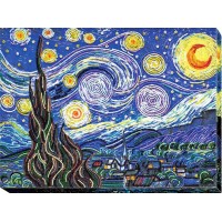 Набор для вышивания бисером Звездная ночь (Starlight night) Винсент Ван Гог /AB-397