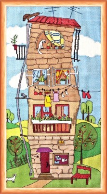Набор для вышивания мулине Летний домик (Summer house)