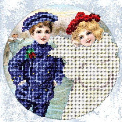 Набор для вышивания ювелирным бисером Рождественские истории 10 (Christmas stories 10)