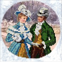 Набор для вышивания ювелирным бисером Рождественские истории 18 (Christmas stories 18) /31015