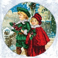 Набор для вышивания ювелирным бисером Рождественские истории 7 (Christmas stories 7) /71114