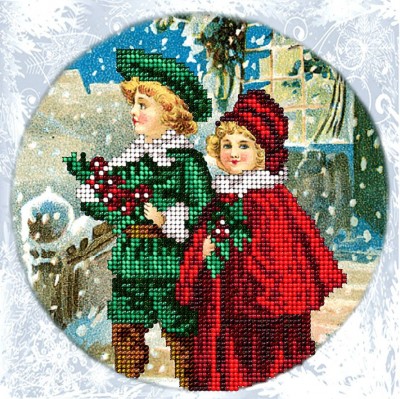 Набор для вышивания ювелирным бисером Рождественские истории 7 (Christmas stories 7)