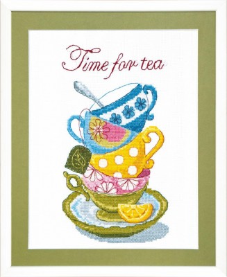 Набор для вышивания крестом Crystal Art Time for tea