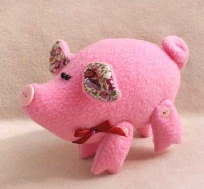 Набор для изготовления текстильной игрушки Свинка (Pig Story)
