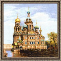 Набор для вышивания крестом Санкт-Петербург. Храм Спаса-на-Крови