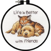 Набор для вышивания С друзьями лучше! (Better whith Friends) /72-74549