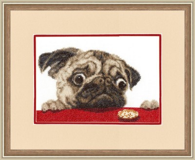 Набор для вышивания Мопсик (Pug-dog)