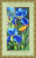 Набор для вышивания Бархатные ирисы (Velvet irises)