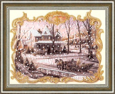 Набор для вышивания Накануне Рождества (Chrismas Eve)