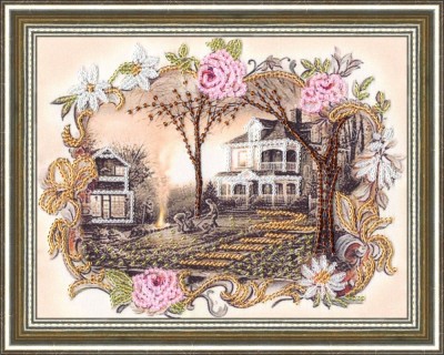 Набор для вышивания бисером Домик в лесу (Little House in the Forest)