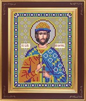 Набор для вышивания бисером Икона Святой благоверный князь Борис