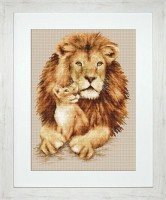 Набор для вышивания Львы (Lion)