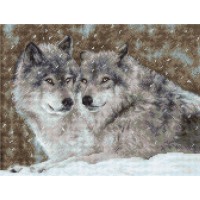 Набор для вышивания Два волка (Two Wolves) /B2291