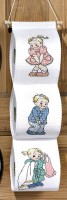 Набор для вышивания Держатель для туалетной бумаги WC дети